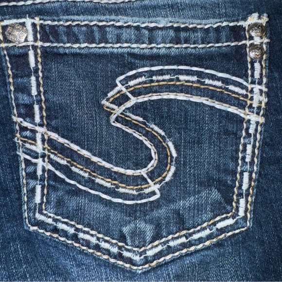 Silver SUKI Jeans Women's Blue 30X30 (actual) Denim Flare Leg Medium Rise - Picture 1 of 8